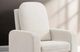 Furniture of America® Rovigo White Glider Swivel Chair-3