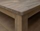 International Furniture Direct Natural Parota Brown Square Cocktail Table-3
