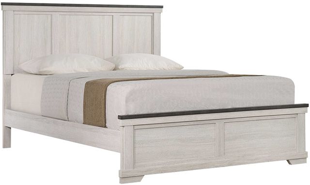 Crown Mark Leighton White Bed-0
