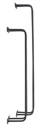 Powell® Terry 2-Piece Black Towel Rack Set-4