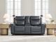Signature Design by Ashley® Next Move Admiral Power Reclining Console Loveseat with Adjustable Headrest-1