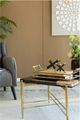 A & B Home 3-Piece Black/Gold Xylo Decorative Objects Set-3