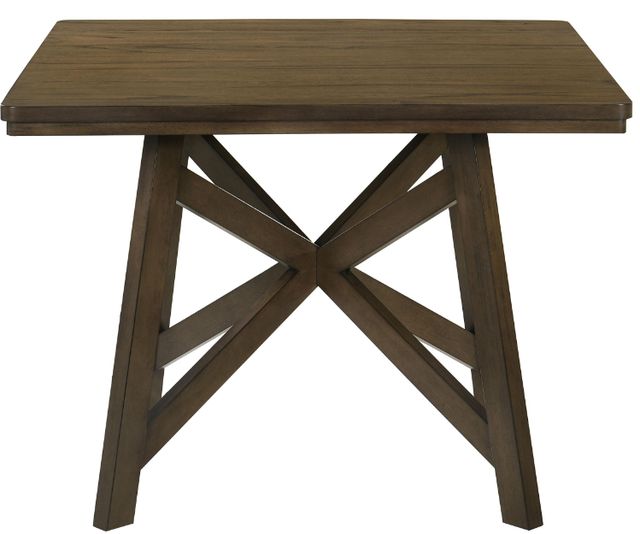 Coaster® Canfield Brown 47" Square Counter Height Dining Table-1