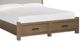 Magnussen Home® Plum Creek Elite Dove/Sierra Brown California King Upholstered Panel Bed with Storage-1