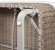 Flexsteel® Outdoor Vista Ivory/Warm Gray Ottoman-5