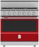 Hestan 36" Custom Color 5-Burner Pro Style Dual Fuel Range-2