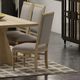 Harp & Finial® Winston 2-Piece Linen/Natural Dining Chair Set-1