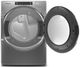 Whirlpool® 7.4 Cu. Ft. Chrome Shadow Front Load Electric Dryer-1