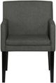Coaster® Catherine 2-Piece Black/Charcoal Grey Upholstered Dining Arm Chair Set-2