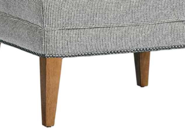 Marshfield Furniture William Brown/Gray Ottoman-1