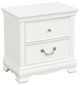 Homelegance® Lucida White Nightstand-0