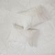 Olliix by Madison Park 3 Piece White Full/Queen Bahari Tufted Cotton Chenille Palm Comforter Set-3