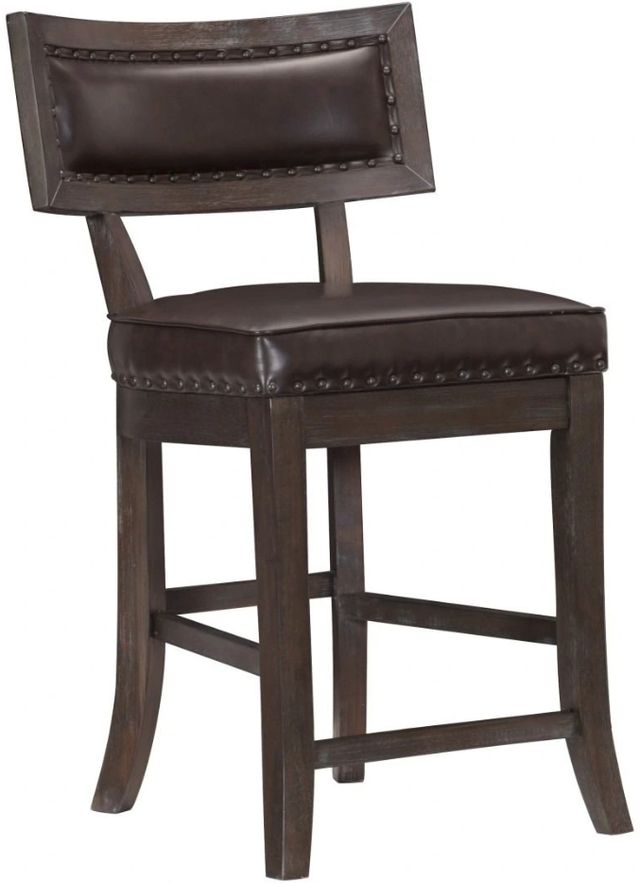 Homelegance® Oxton Dark Cherry Counter Height Chair-0