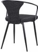 Armen Living Francis Black Dining Chair-3
