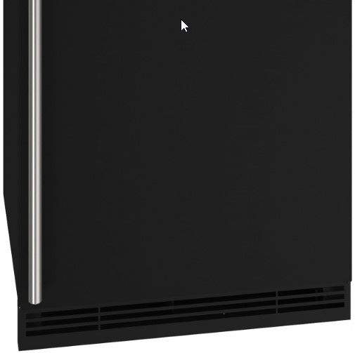U-Line® Black 21" Built-In Compact Refrigerator-1