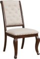 Coaster® Brockway 2-Piece Cream/Antique Java Dining Chairs-0