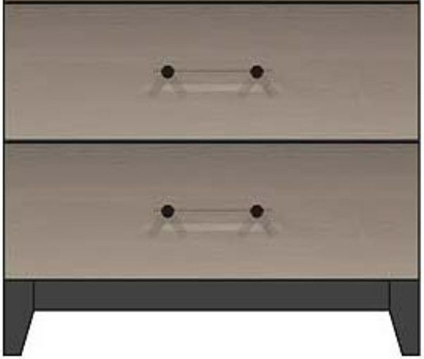Country View Woodworking Customizable American Modern 5-Drawer Wood Legs Chest-1
