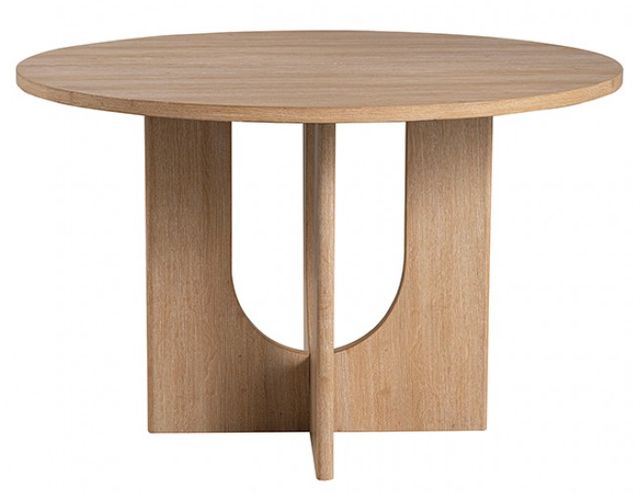 Furniture of America® Oberto 5-Piece Natural Round Dining Table Set-1