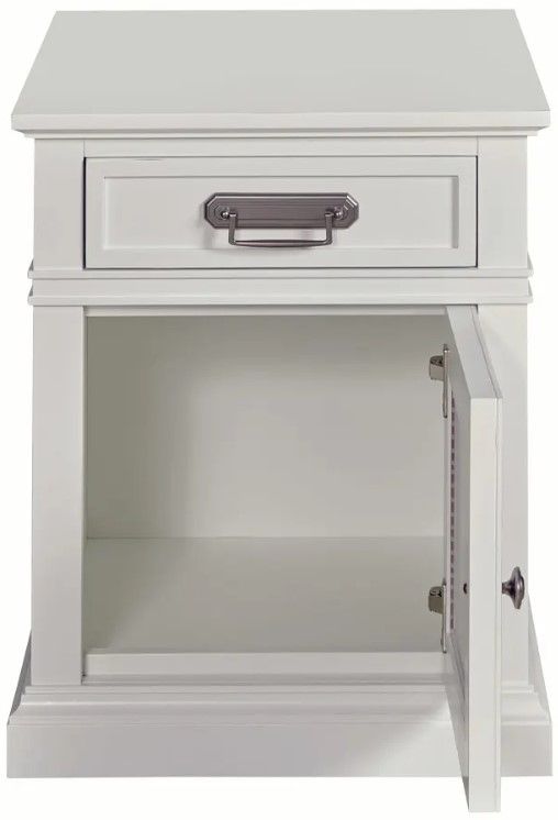 Hammary® Structures Pure White Chairside Chest-2