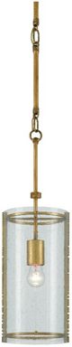 Currey & Company Chase Dark Contemporary Gold Leaf Pendant Lighting-3