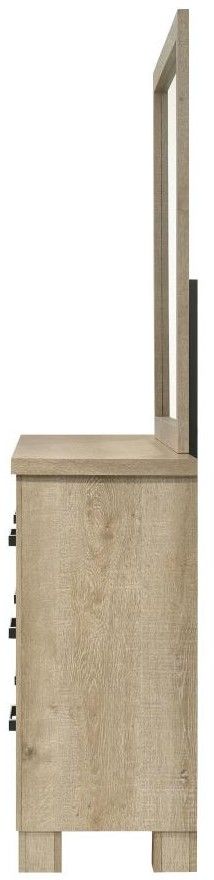 Coaster® Oakglen Weathered Oak Dresser and Mirror-3
