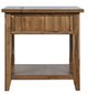 Jofran Inc. Claremont Light Brown Chairside Table with Power Unit-1