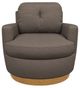Best® Home Furnishings Customizable Skipper Swivel Chair with Honey Birch Legs-1