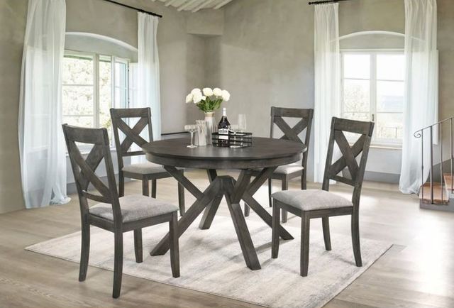 New Classic® Home Furnishings Gulliver Rustic Brown Dining Table-4
