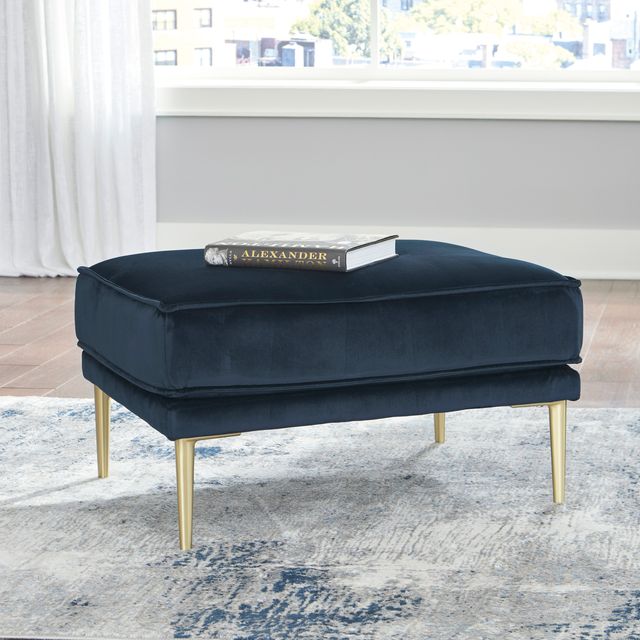Signature Design by Ashley® Macleary Navy Ottoman-4