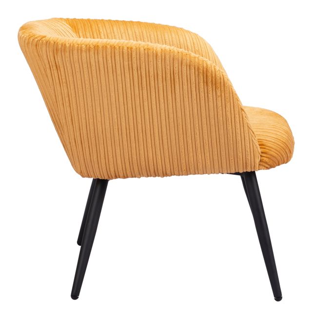 Zuo® Modern Papillion Yellow Accent Chair-2
