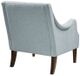 Olliix by Madison Park Dusty Blue Qwen Button Tufted Accent Chair-2