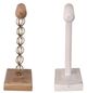 A & B Home Northrup 2-Piece Natural/Whitewash 1-Tier Jewelry Stand Set-2