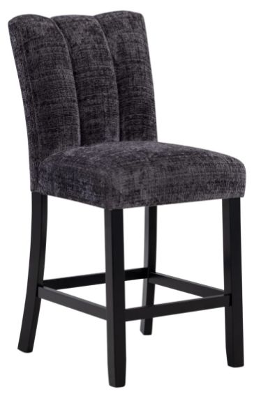 Global Furniture USA D06 2-Piece Dark Gray Bar Stool Set-2