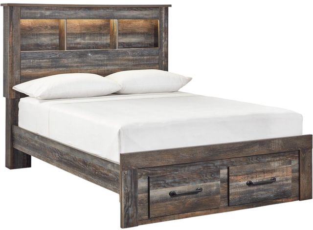 Signature Design by Ashley® Drystan 2-Piece Multi Full Panel Bookcase Bed Set-3