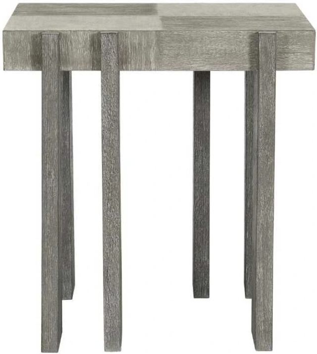 Bernhardt Foundations Dark Shale/Light Shale Side Table-1