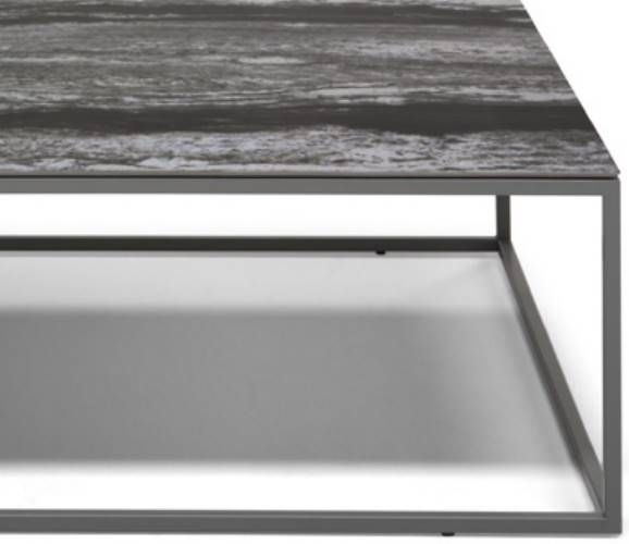 Natuzzi Editions Cabaret Copacabana Square Coffee Table with Matte Coffee Base-1