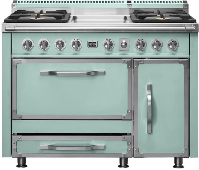 Viking® Tuscany 48" Splash Pro Style Dual Fuel Range with Griddle-0