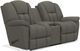 La-Z-Boy® Maverick Otter Reclining Loveseat with Console-1