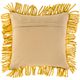 Surya Hylia Mustard 20"x20" Toss Pillow with Polyester Insert-3