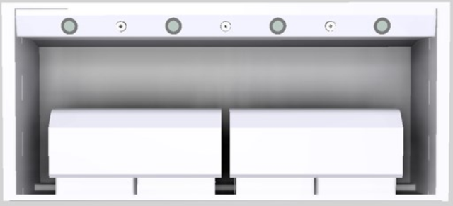 Vent-A-Hood® Designer Series 54" White Wall Mounted Range Hood-3