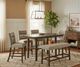 Global Furniture USA D4355 6-Piece Dark Brown Occasional Table Set-1