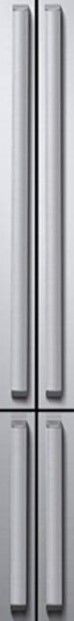 Dacor® Silver Stainless Steel 48" French Door Refrigerator Panel Kit-0