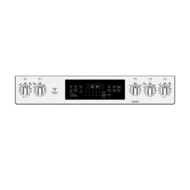 GE® 30" Stainless Steel Slide-In Electric Range-1