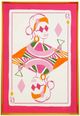 Stylecraft Tamara Day Pink/White Queen of Diamonds Wall Art-0