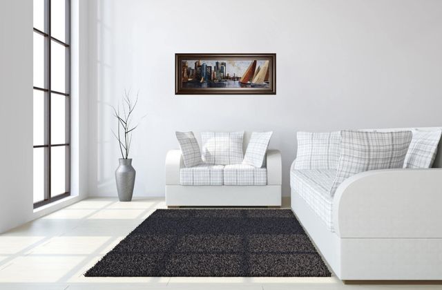 Classy Living Marti Bofarull Arriving at Manhattan 42"W Wall Art-1