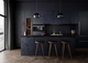 Wolf® M Series Contemporary 30" Black Glass Coffee System-1