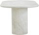 TOV Furniture Brut White Indoor/Outdoor Oval Dining Table-4