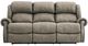 HomeStretch Durango Tan Manual Reclining Sofa-2