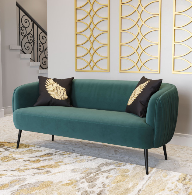 Zuo® Modern Karan Green Sofa-2