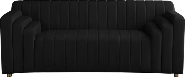 Meridian Furniture Naya Black Velvet Loveseat-0
